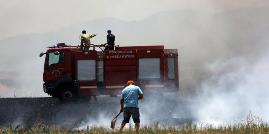 Υπό πλήρη έλεγχο η δασική πυρκαγιά που εκδηλώθηκε μεταξύ των κοινοτήτων Αγ. Βαρβάρας και Σιας